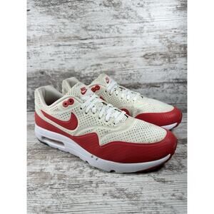 Men's Nike Air Max 1 Ultra Moire Challenge Red Sneakers Sz 9 Athletic Gym